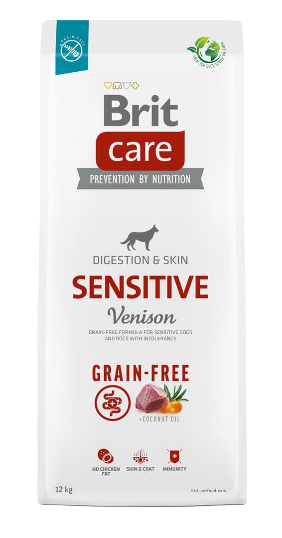 BRIT Care Sensitive Venison - torrfoder för hundar - 12 kg