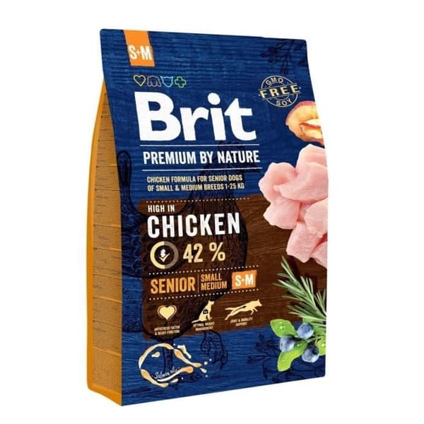 PREMIUM MAT AV NATUREN SENIOR S-M BRIT