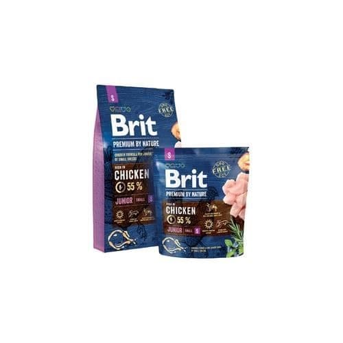 BRIT PREMIUM BY NATURE JUNIOR S VALP ÄPPLE, KYCKLING, MAJS 8 KG (859560