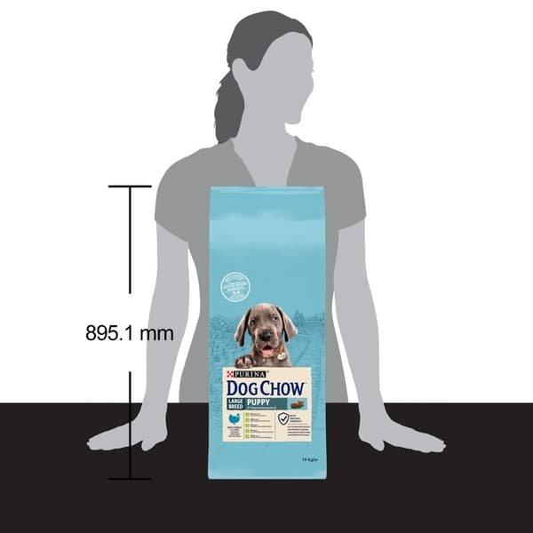 DOG CHOW Hundvalp Stor ras med kalkon - 14 KG - Valpfoder