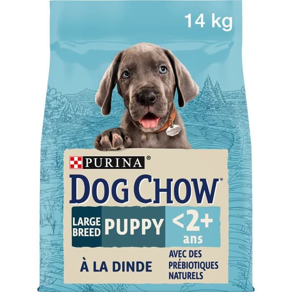 DOG CHOW Hundvalp Stor ras med kalkon - 14 KG - Valpfoder