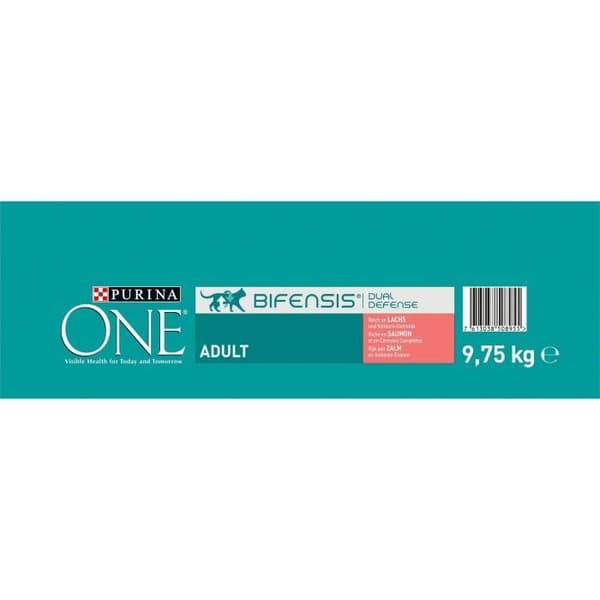 PURINA ONE Bifensis Adult Lax 9,75kg Torrfoder för vuxna katter