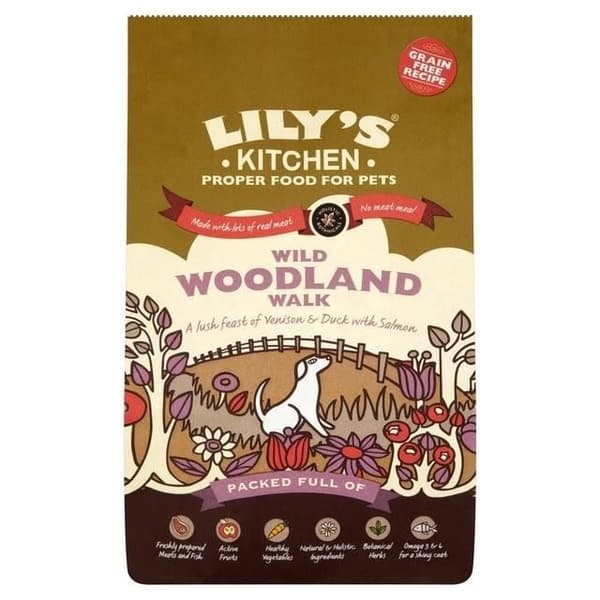 Lilys Wild Cuisine Woodland Walk Spannmålsfri torrfoder för hundar 7 kg