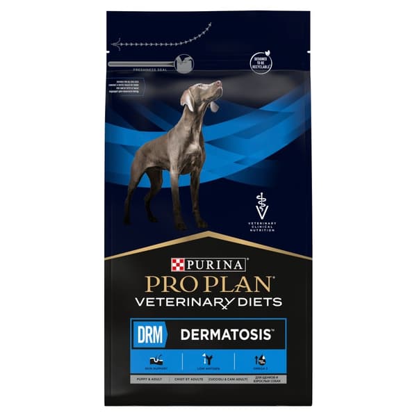 PURINA Veterinary Diets Canine DRM Dermatosis - koiran kuivaruoka - 3kg