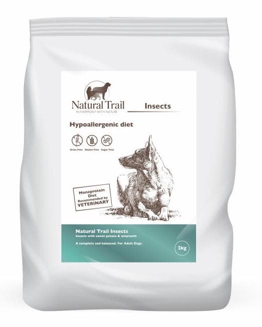 NATURLIG FORSØG Premium Insekter - tørt hundefoder - 2 kg
