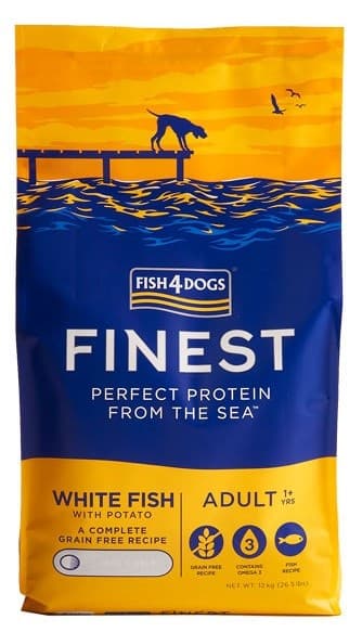 Fish4Dogs Finest White Fish Aikuinen iso rotu 1,5kg