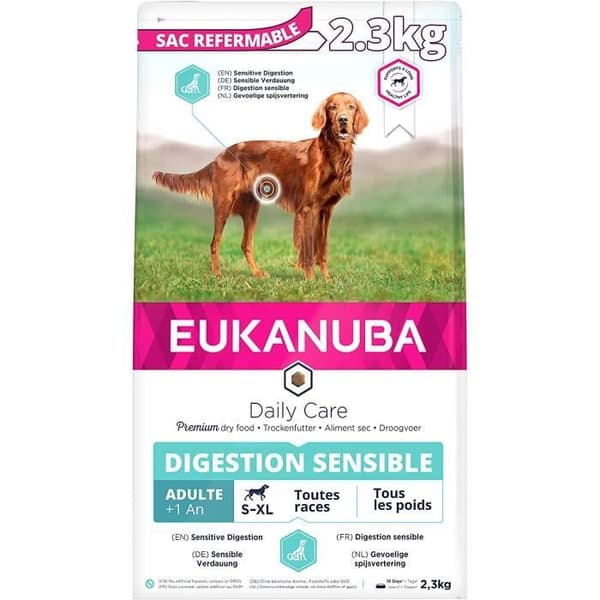 Eukanuba Daily Care - Adult Sensitive Digestion Torrt hundfoder - 2,3 kg