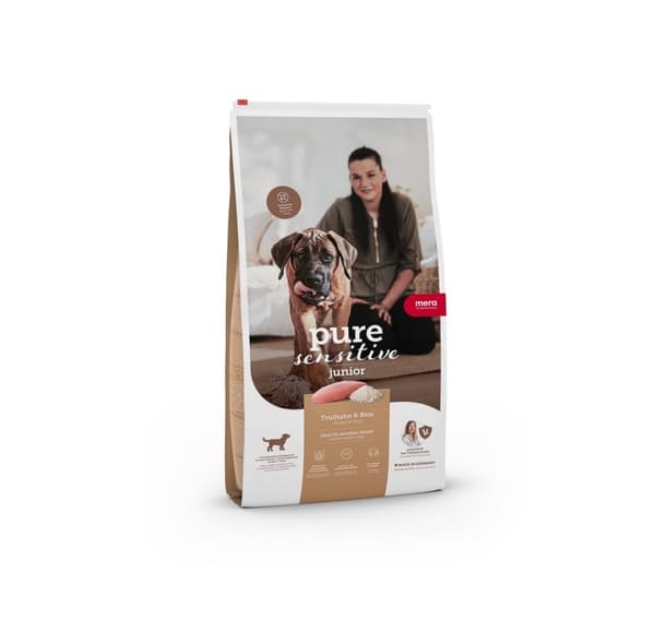 Mera Pure Sensitive Dog Junior Turkey&Rice 4kg