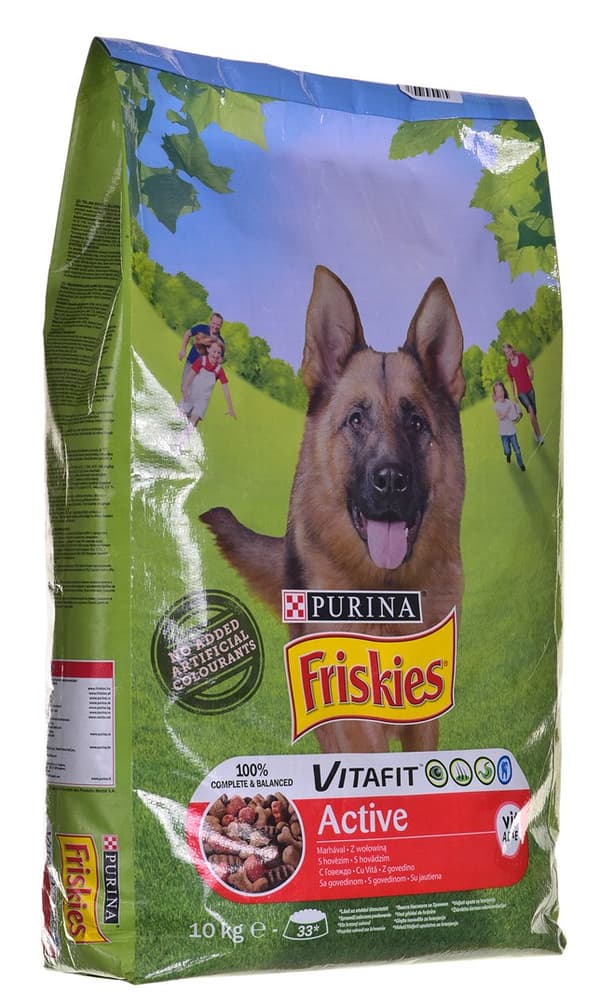 PURINA Friskies Active - torrfoder för hundar - 10 kg