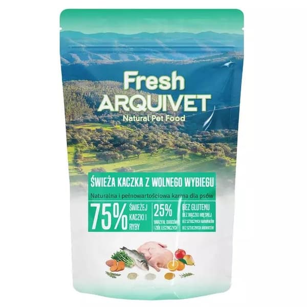 ARQUIVET Frisk and og fisk - tørt hundefoder - 100g