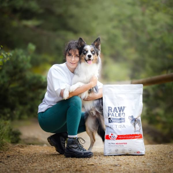 RAW PALEO Ultra Medium & Large Adult Oksekød - tørt hundefoder - 10 kg