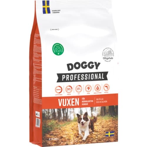 Professional Vuxen Torrfoder För Hund 3,75kg