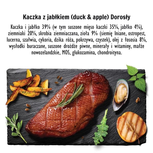 PAKA ZWIERZAKA Ankka ja omena M - kuiva koiranruoka - 9kg