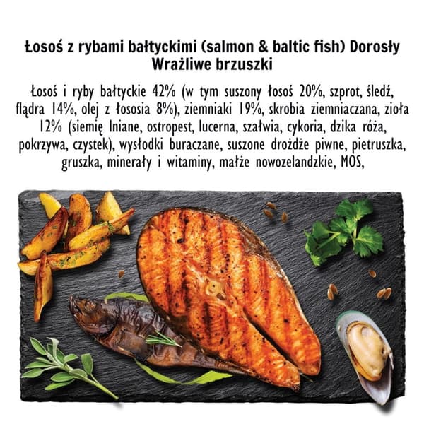 PAKA ZWIERZAKA Lohi ja Itämeren kala M - kuiva koiranruoka - 3kg