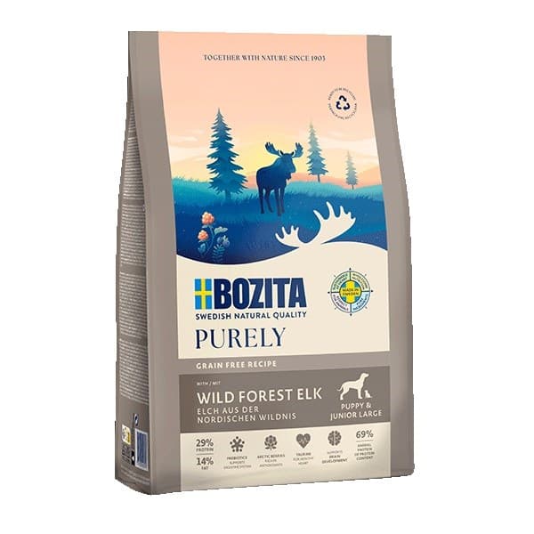 BOZITA Purely łoś szczenięta i junior duże rasy 2,5 kg