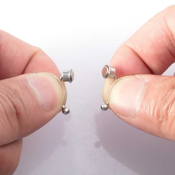 Magnetisk Fake Näsring Septum Näspiercing Roséguld