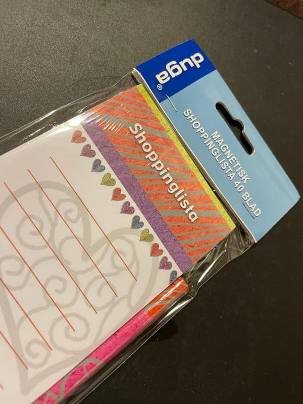 Magnetisk blok med kuglepen 3-PACK magnetisk blok 24x7cm