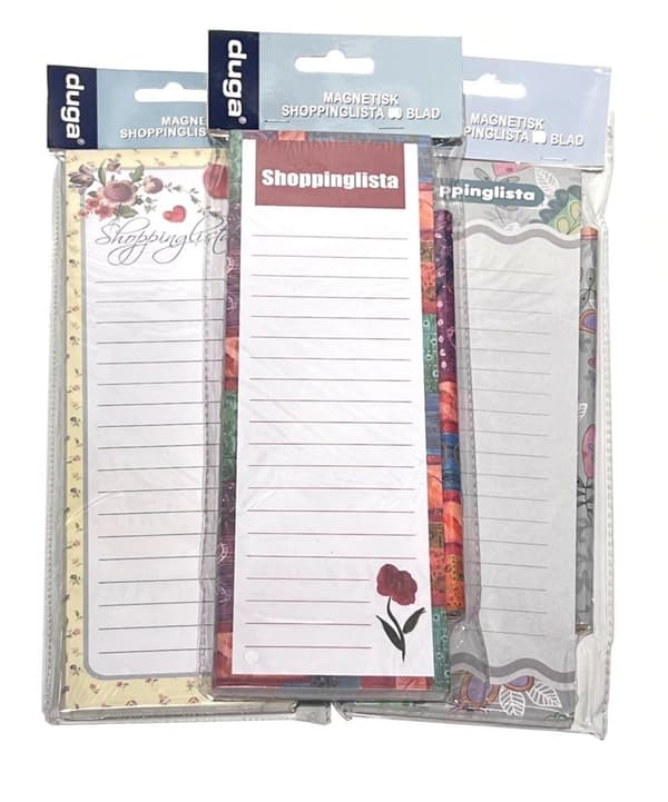 Magnetisk blok med kuglepen 3-PACK magnetisk blok 24x7cm