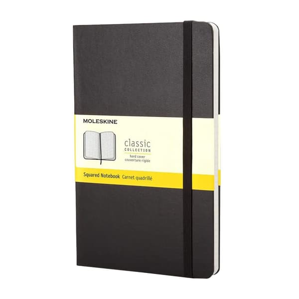 Moleskine Classic PK-hard cover med kvadratisk notebog