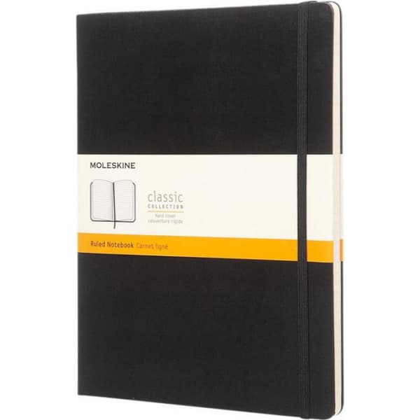 Moleskine Classic XL Hard Cover Ruled Notebook med hårdt omslag