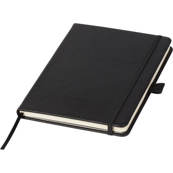 Luxe A5 indbundet notesbog Solid Black One Size