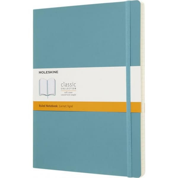 Moleskine Classic XL-notesblok med blødt omslag og linjeret linje