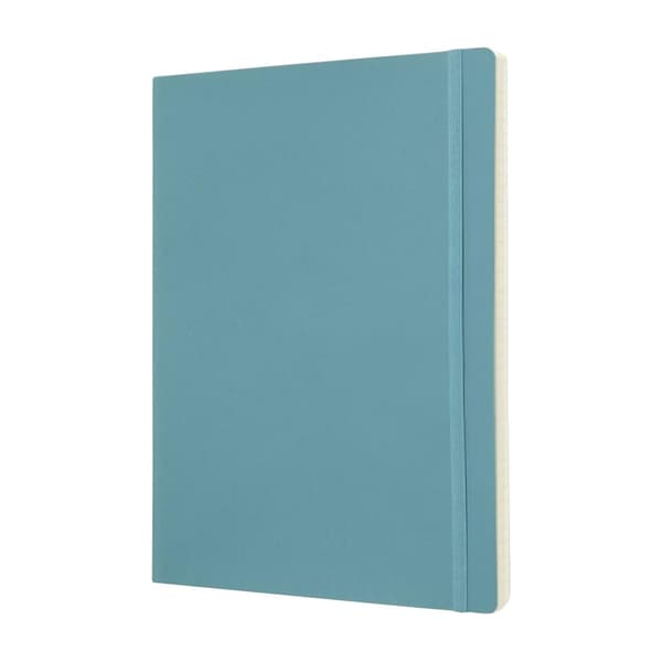 Moleskine Classic XL-notesblok med blødt omslag og linjeret linje Reef Blue One Size