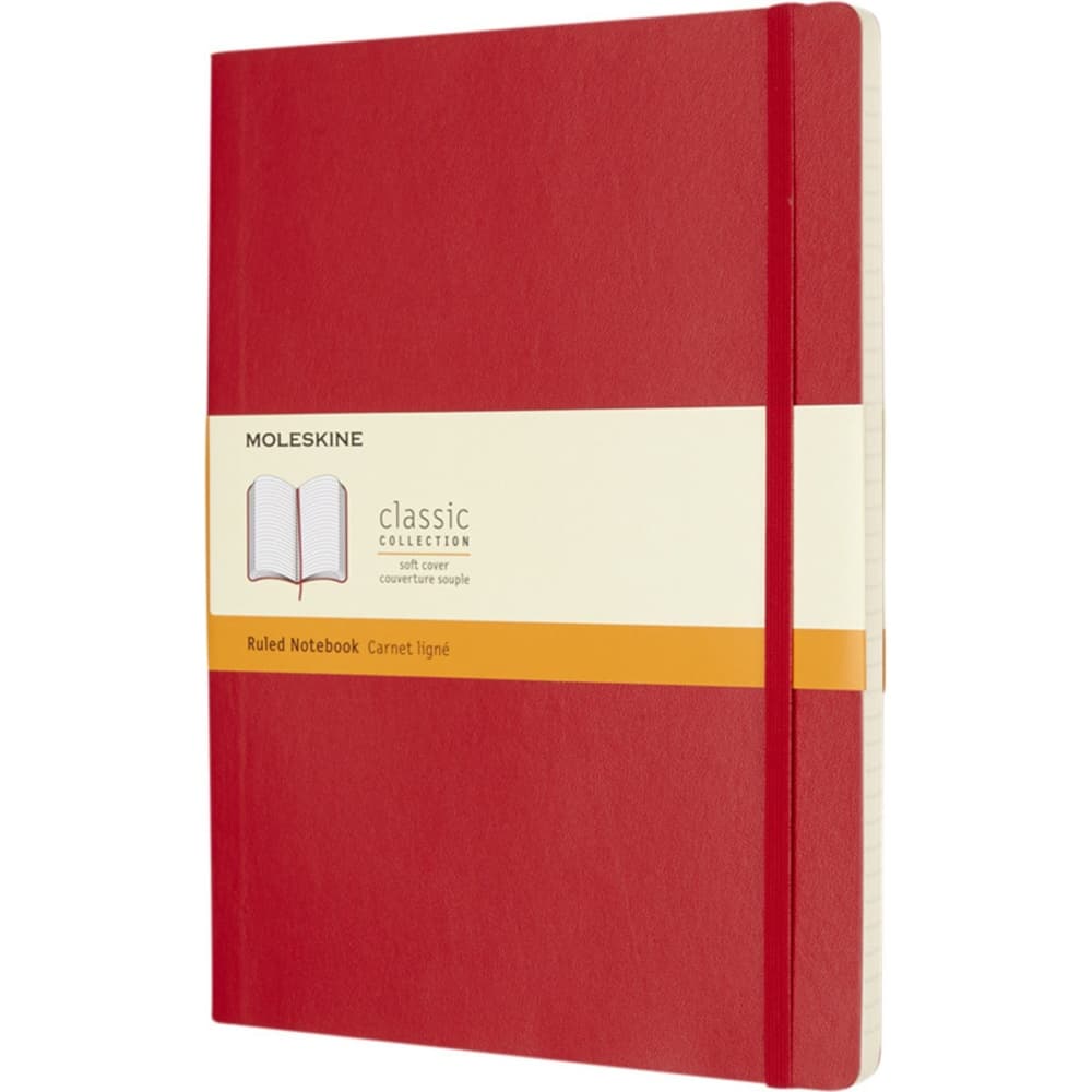 Moleskine Classic XL Soft Cover Ruled Notebook med mjukt omslag