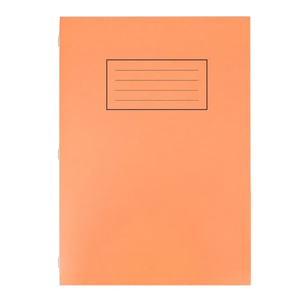 Silvine A4 Exercise Books 10 Pack Orange L