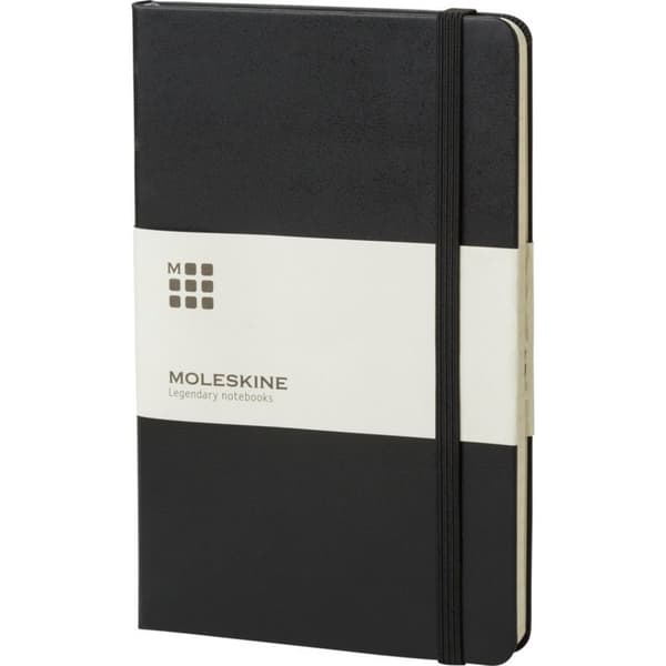 Moleskine Classic L Hard Cover Squared Notebook Solid Black One Size