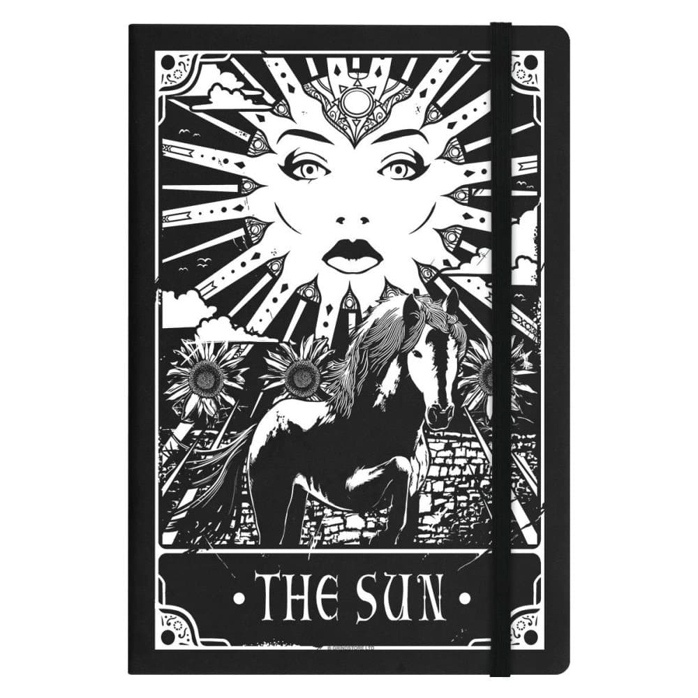 Deadly Tarot The Sun A5 hårda omslag anteckningsbok
