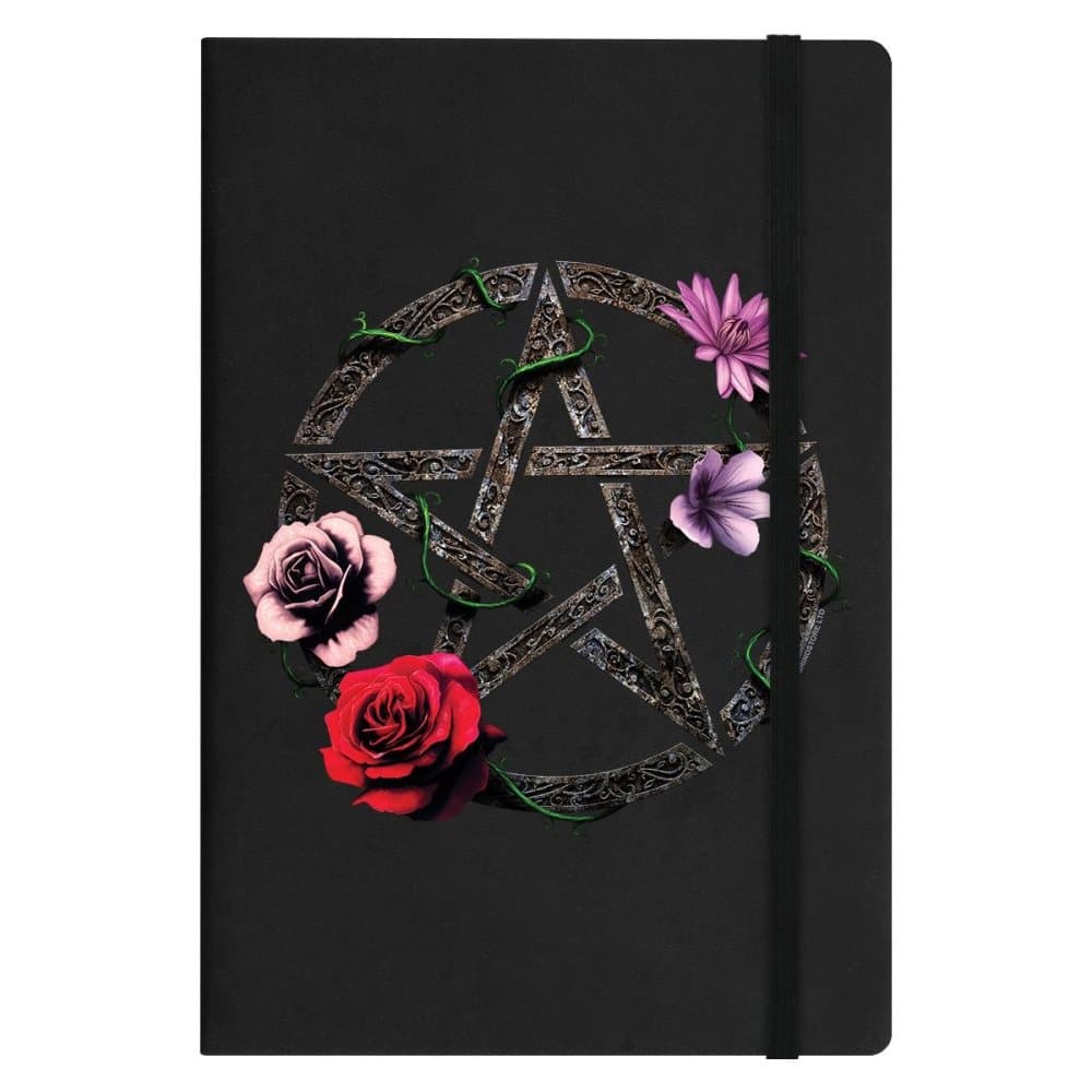 Requiem Collective Floral Pentagram A5 hårda omslag anteckningsbok