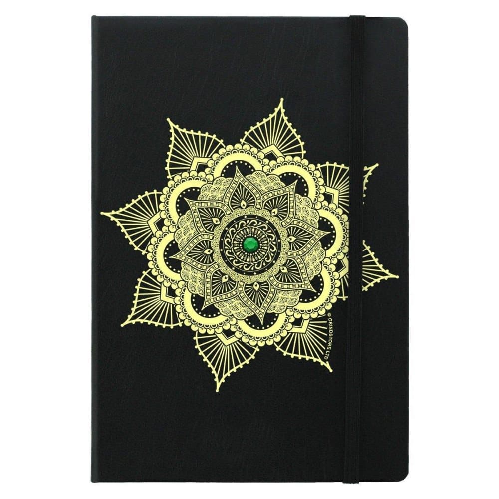 Grindstore Emerald Mandala A5 hårda omslag anteckningsbok