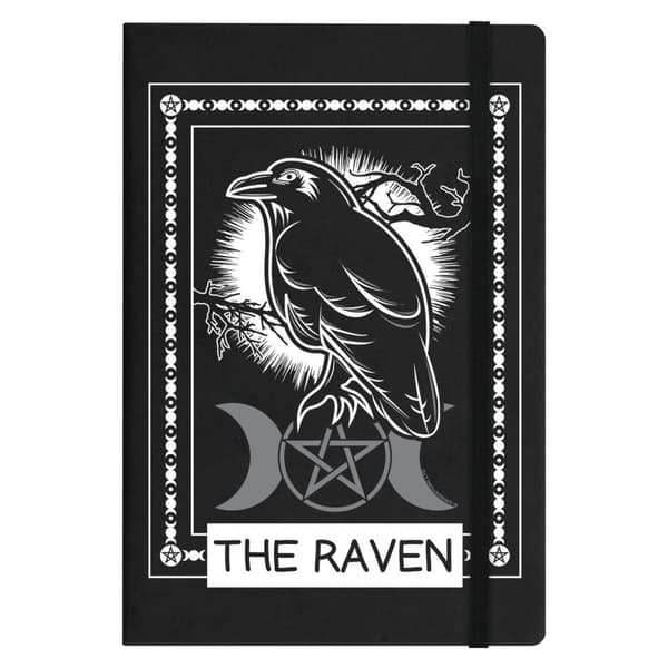 Grindstore The Raven A5 Hard Cover Notebook med hårdt omslag Black One Size