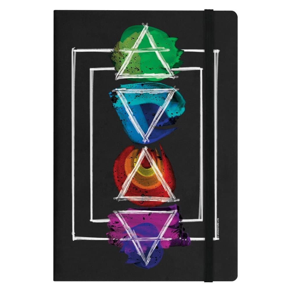 Grindstore Elemental Black A5 hårda omslag Notebook