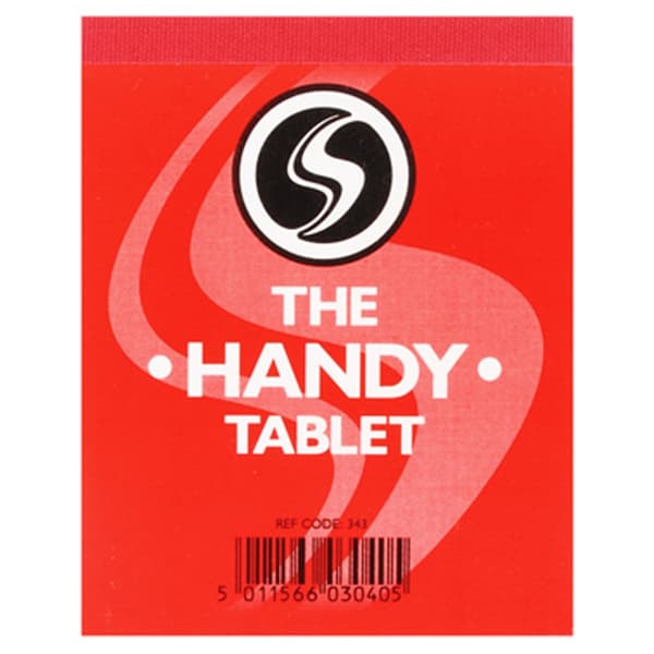 Silvine Handy Books Tablet Jotter Notesbog (pakke med 36) Red One Size