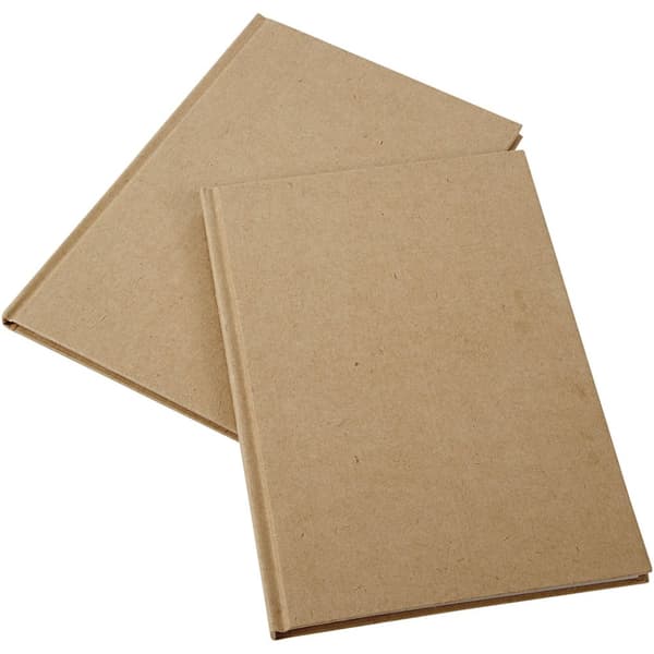 Noteringsbok, A5, 60 g, brun, 1 stk.