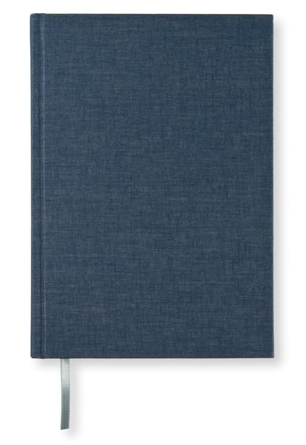 Notatbok A5 Classic Ulinjert Mørk Denim Paperstyle