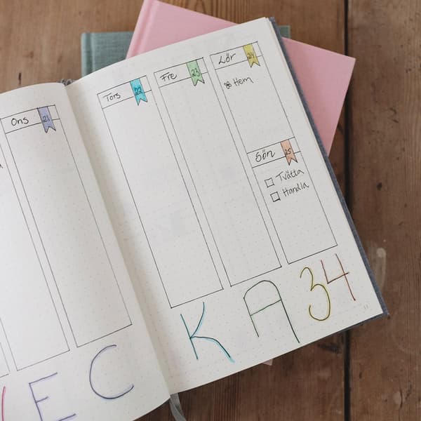 Notatbok A5 Prikket Khaki Green Paperstyle