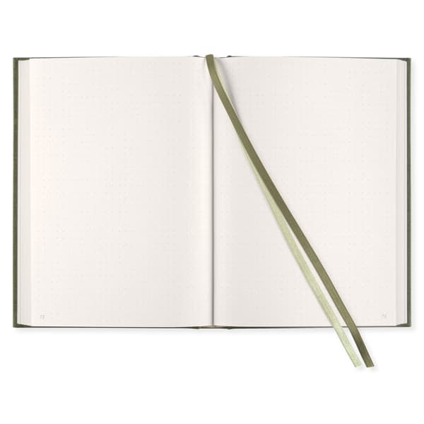 Notatbok A5 Prikket Khaki Green Paperstyle