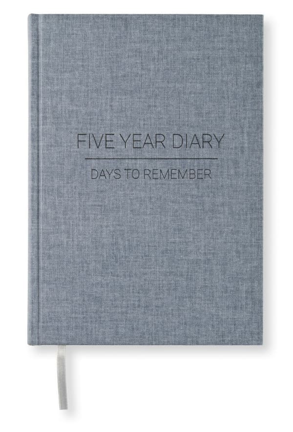 Five Year Diary A5 Denim 384 sidor Paperstyle
