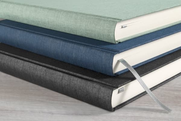 Notatbok A5 Classic Linjert Mørk Denim Paperstyle