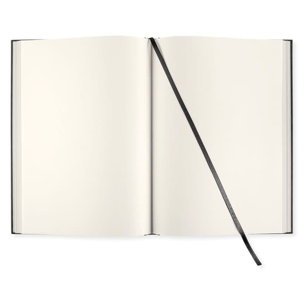 Notatbok A4 Ulinjert Svart Paperstyle