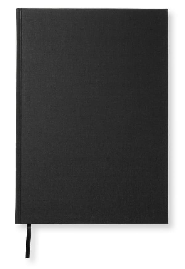 Notatbok A4 Linjert Svart Paperstyle