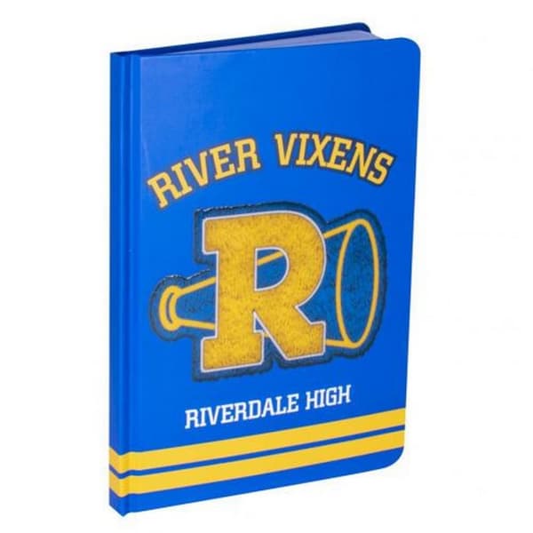 Riverdale River Vixens Crest Notebook Blue/Yellow One Size