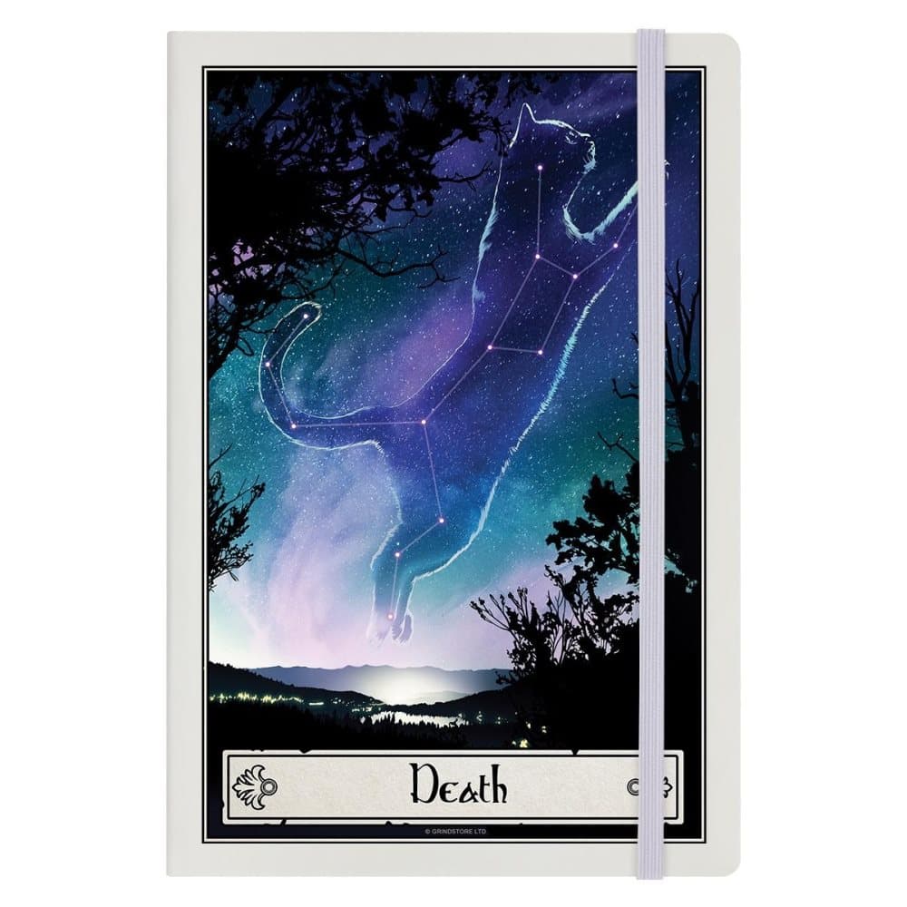 Deadly Tarot Death Felis A5 anteckningsbok
