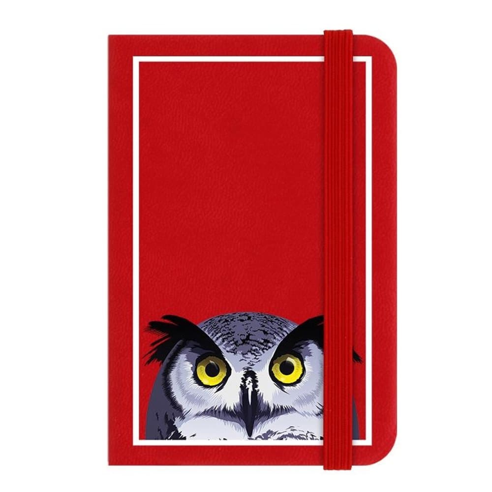 Inquisitive Creatures Uggla anteckningsbok