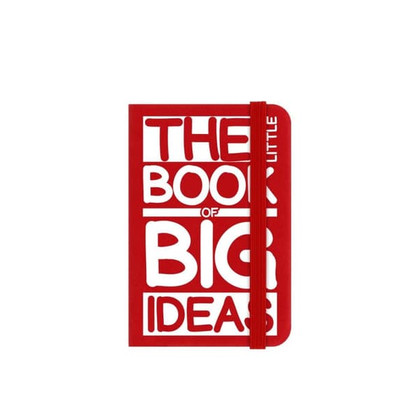 Grindstore Little Book Of Big Ideas Notebook Red/White One Size