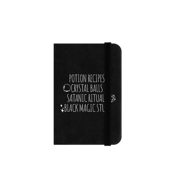 Grindstore Black Magic Stuff Notebook Black/White One Size