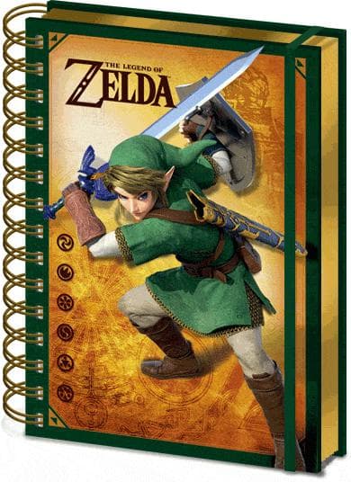 Anteckningsbok - The Legend Of Zelda (Link) 3D